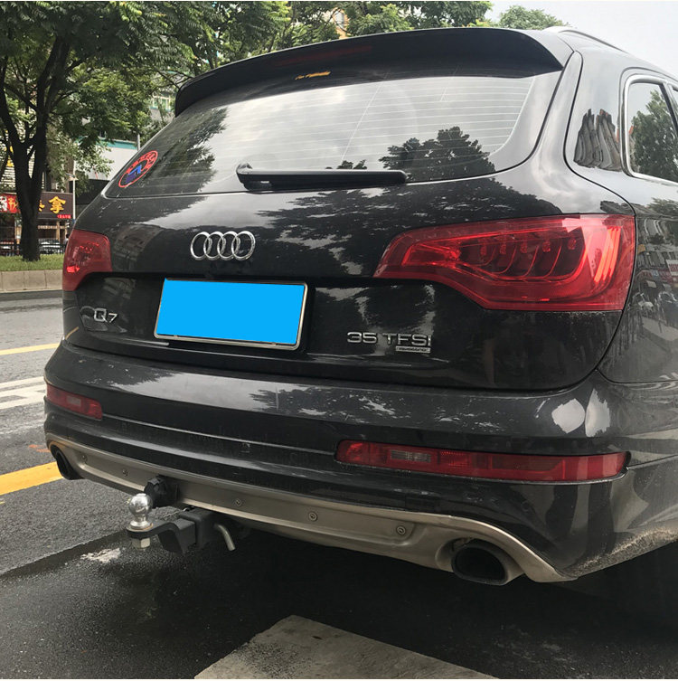 适用06-15款奥迪Q7加装方口拖车杠 拖挂改装自行车架方口摩托车架