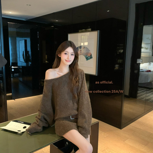 配腰带 即焦点sexy无代餐·斜肩包臀针织连衣裙 8023 OFFICIAL