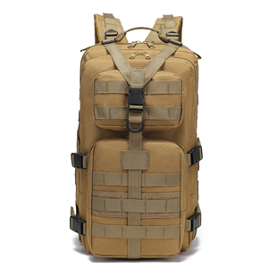 3P包攻击战术双肩背包COS军迷户外登山包多功能防水迷彩包35L中号