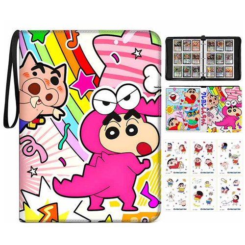 PU皮蜡笔小新收藏包礼物卡册