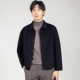 宽松羊毛呢子夹克上衣爆款 2025秋冬季 双面呢大衣外套短款 男士 新款