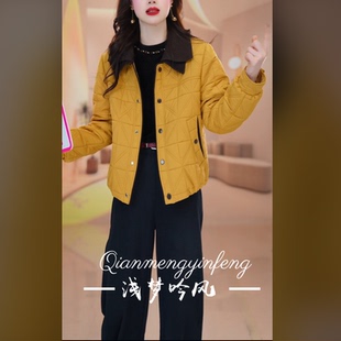 女士棉服外套M 2025年冬季 气质显瘦百搭洋气休闲短款 时尚 3XL 新款