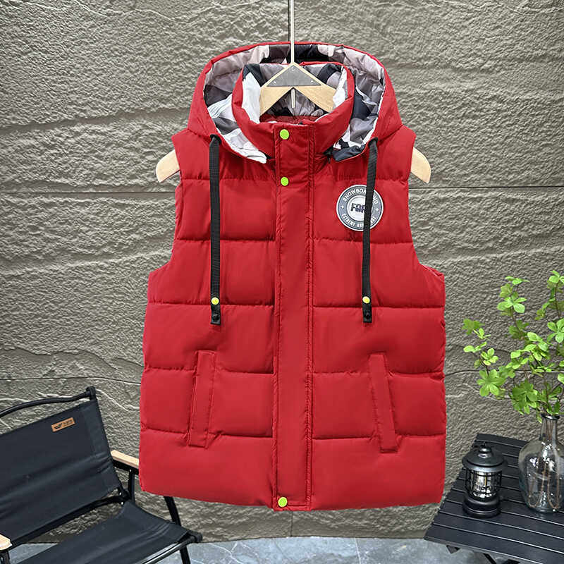 男士标志官方新款潮牌连帽背心