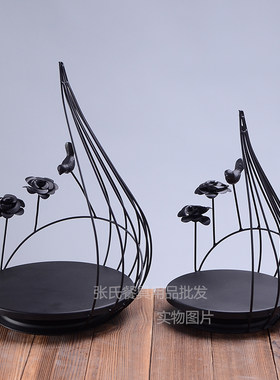 饭店意境菜复古铁艺餐具分子料理