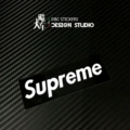 Reflective 12cm Black (Single)