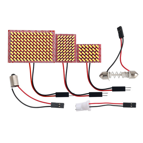 117灯汽车t10led阅读灯超亮改装LED车内灯泡车顶灯后备箱灯12V
