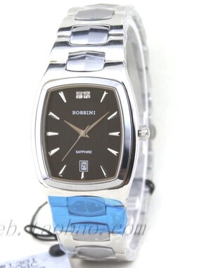 手表男士罗西尼1381男表正品30米防水1381W04C男式商务石英表