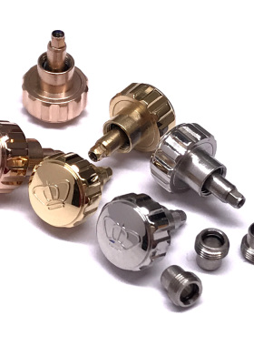 天王表把头GS5632精钢GS5961防水GS5633原装表冠GS5634GS5635送杆