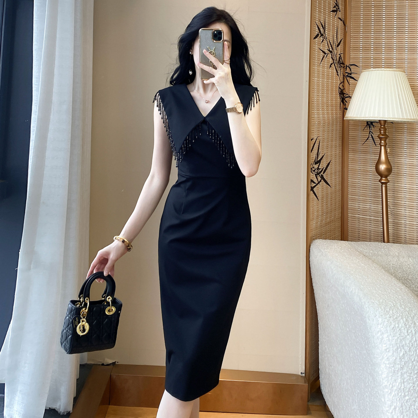包臀日常宴会礼服中长裙
