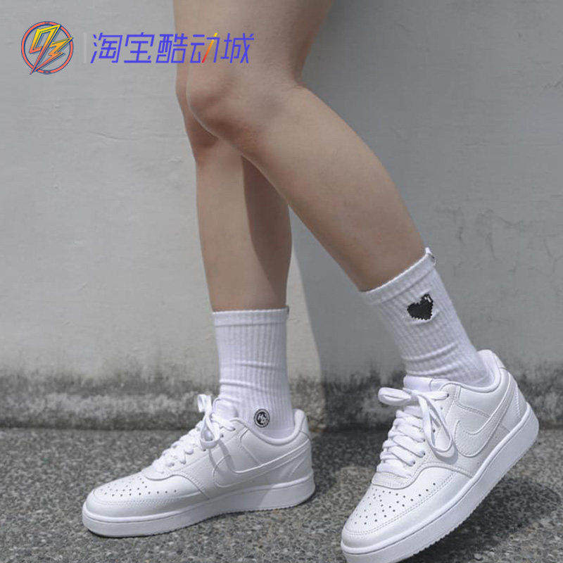 耐克 Nike COURT VISION 简版空军一号小白鞋耐磨运动板鞋 DH3158