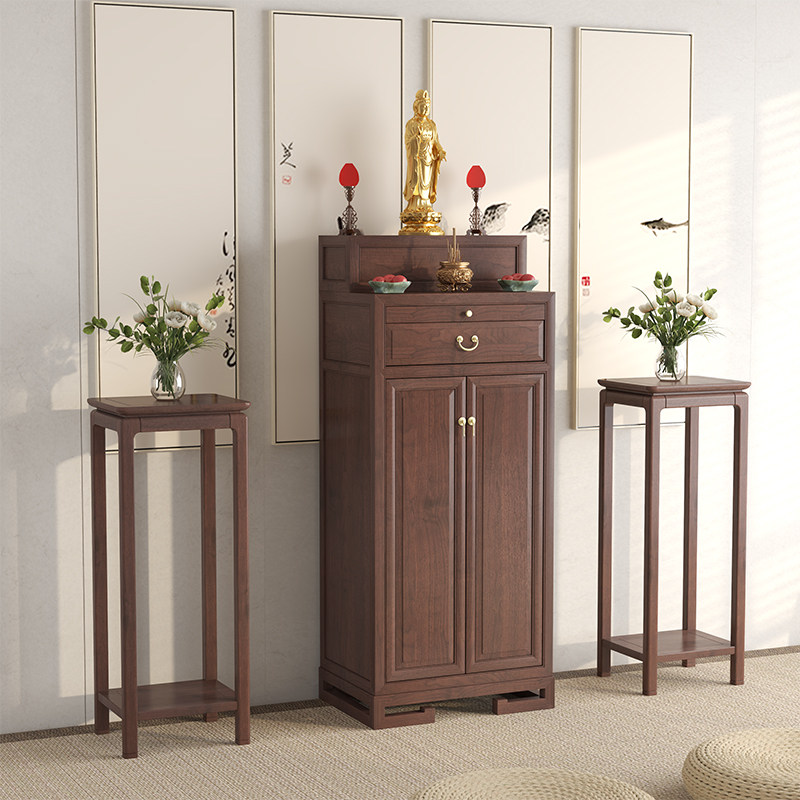 新中式实木家用供桌供台香案佛柜佛台佛桌简约神台神柜神桌供台柜