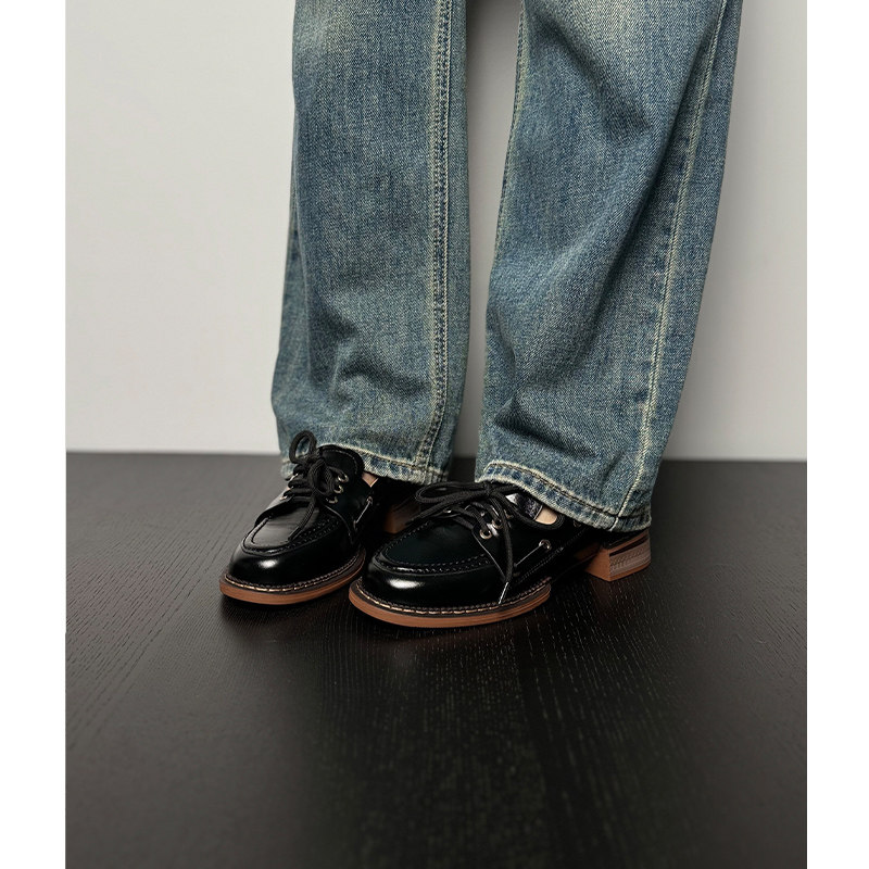 Fermina小众英伦风系带小皮鞋通勤简约百搭四季鞋新款加绒单鞋女,女鞋,浅口单鞋,淘宝优惠券,粉丝福利购,淘宝优惠卷