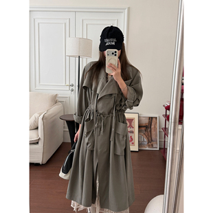 Scout 已售罄等跑单 进口天丝麻 高品质随性老钱感休闲长风衣外套