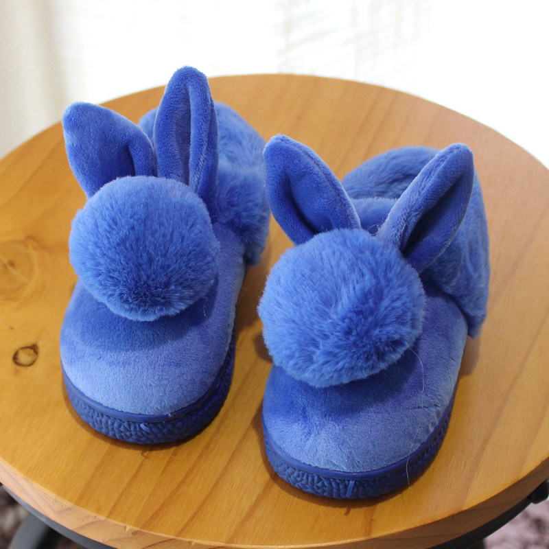 Pantoufles enfants en coton pour hiver - semelle autre - Ref 1005820 Image 4