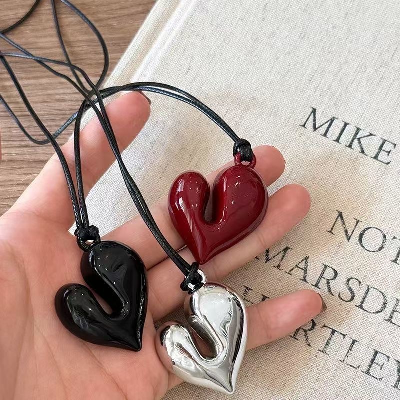 博主Reina同款爱心项链