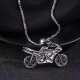 复古机车风摩托项链潮男个性 钛钢项链ins学生哈雷机车长款 百搭