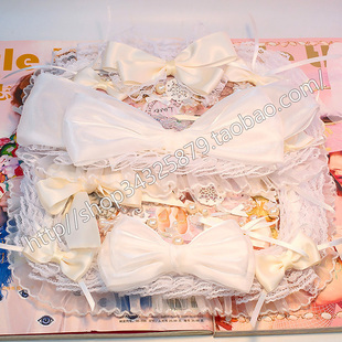 3DSLL新大三3DS游戏机透明保护壳 白色公主蕾丝蝴蝶结适用于NEW