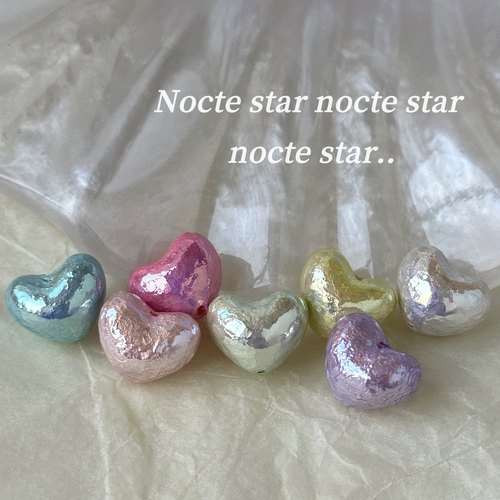 15mm亚克力镀亮皱皮爱心 diy手工串珠手链项链手机链配饰散珠材料