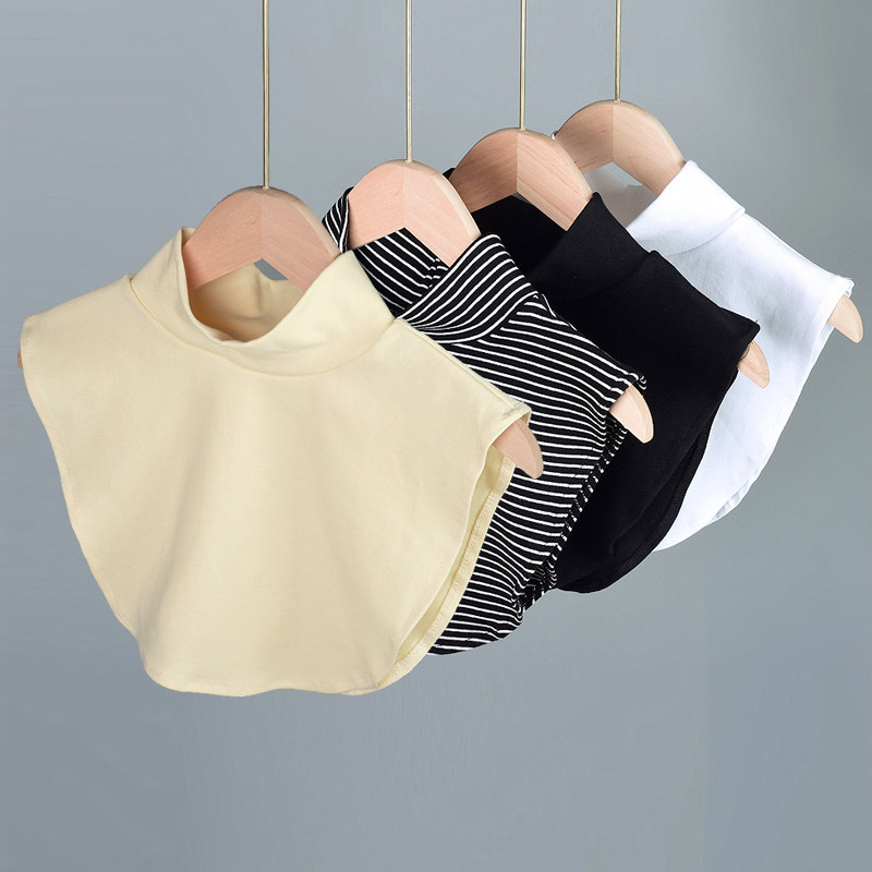 罗纹棉半高领保暖纯棉假领子女百搭秋冬高弹配毛衣假T恤领护颈椎,服饰配件/皮带/帽子/围巾,假领,淘宝优惠券,粉丝福利购,淘宝优惠卷