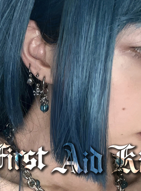 【MAS救护所】医用钛钢珍珠多色耳环 防过敏不褪色新中式红黑蓝色