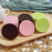 创意仿真食玩物模型夹心巧克力饼干手机壳装 饰创意道具学生小礼品