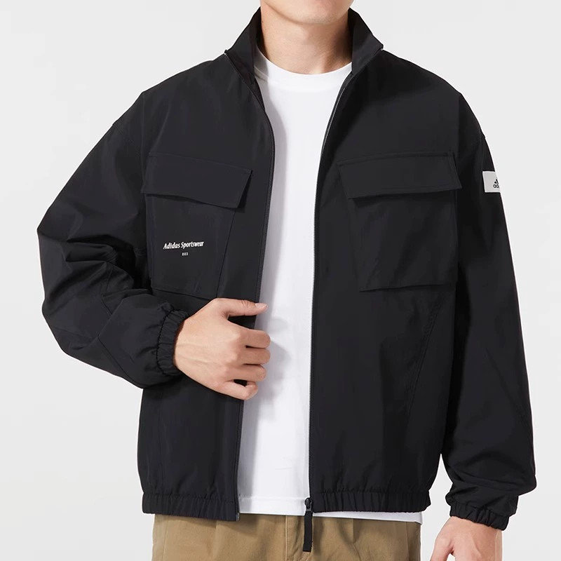 正品Adidas/阿迪达斯男子新款简约立领运动工装夹克外套IP4987,运动服/休闲服装,运动茄克/外套,淘宝优惠券,粉丝福利购,淘宝优惠卷