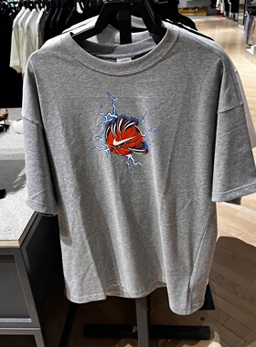 Nike耐克男25夏新款篮球训练印花透气宽松短袖运动T恤 IH9269-063