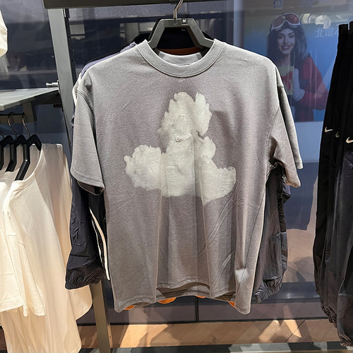 NIKE耐克男25夏新款美式复古休闲透气圆领短袖运动半袖T恤 HJ0779