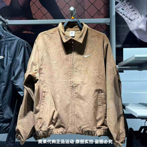 Nike耐克25秋冬新款男子灯芯绒保暖运动立领夹克外套 IM9349-235