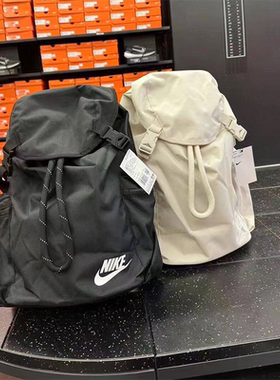 正品NIKE/耐克男女同款休闲运动百搭抽绳双肩背包 BA6150-104-010
