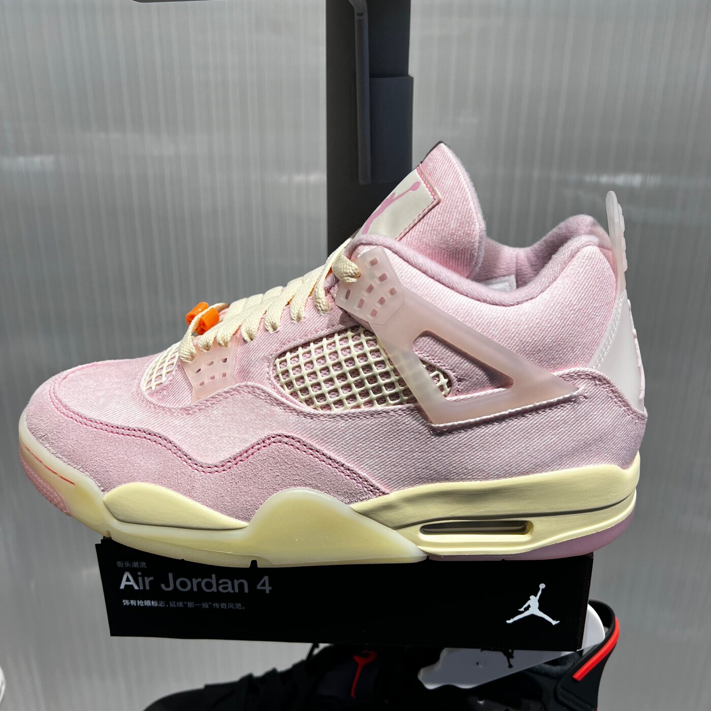 NIKE耐克Air Jordan 4 AJ4 女子珍珠粉色复古篮球鞋 IB6716-600