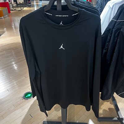 NIKE耐克JORDAN男子26夏新款跑步健身运动速干长袖T恤 IF0888-010