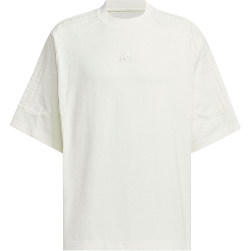 adidas阿迪达斯短袖男女三条纹宽松圆领T恤上衣JI6643