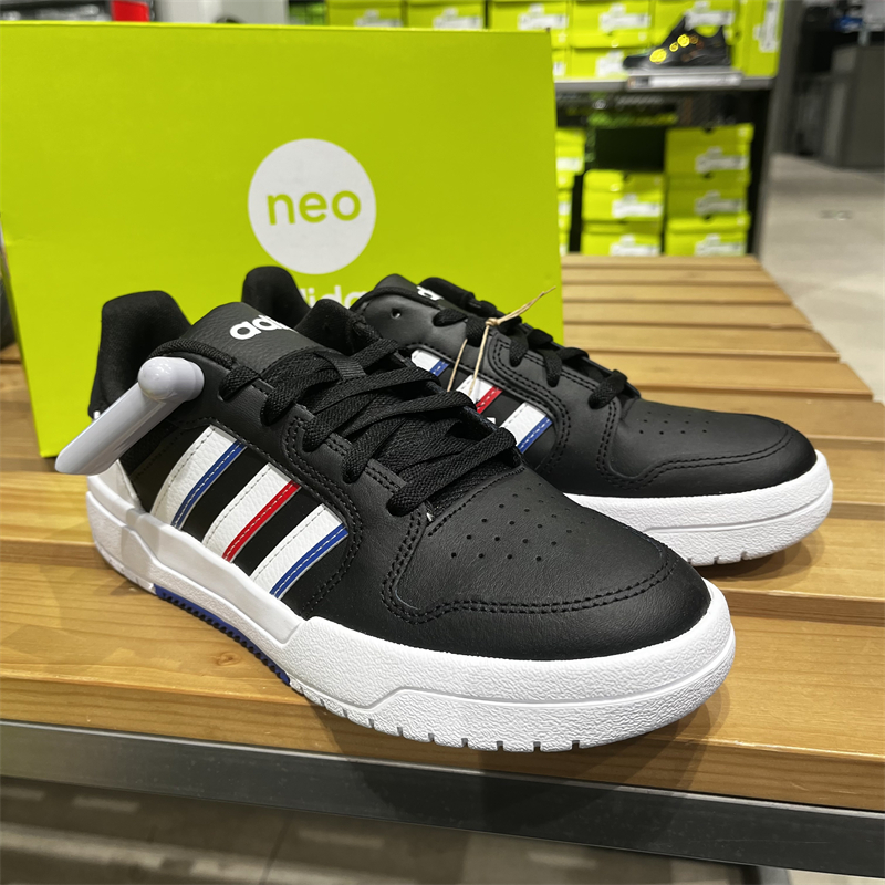 Adidas/阿迪达斯男子neo ENTRAP低帮系带耐磨运动休闲板鞋 FY6076