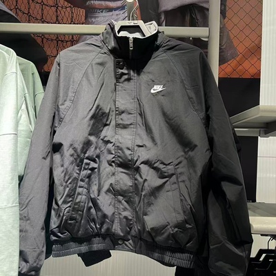 Nike耐克男子摇粒绒里料夹克冬季新款加绒外套宽松梭织上衣FZ0657