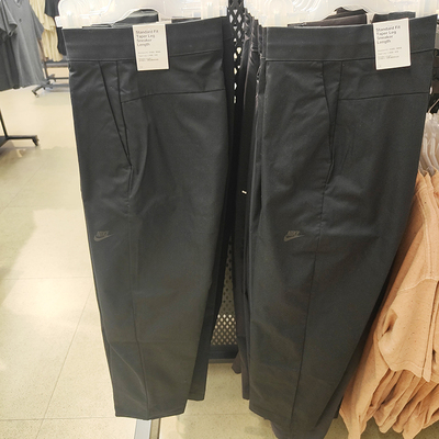 正品Nike耐克男子梭织透气运动休闲训练工装直筒九分裤DD7033-010