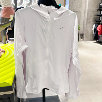 正品Nike/耐克女子连帽透气防晒衣运动休闲夹克外套 FB7481-100