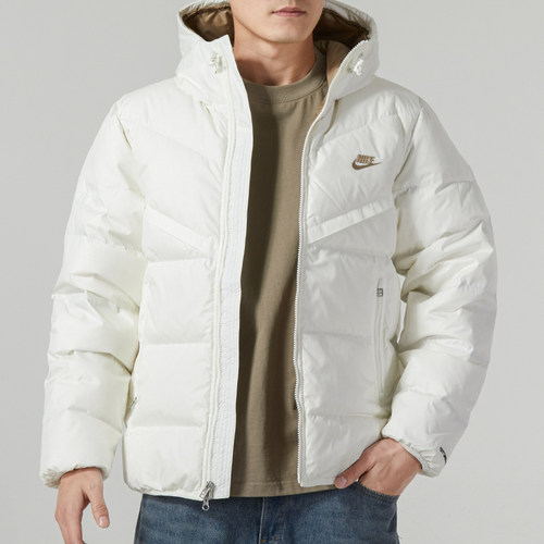 正品Nike/耐克男子冬新款运动休闲保暖训练防风连帽羽绒服FZ1103