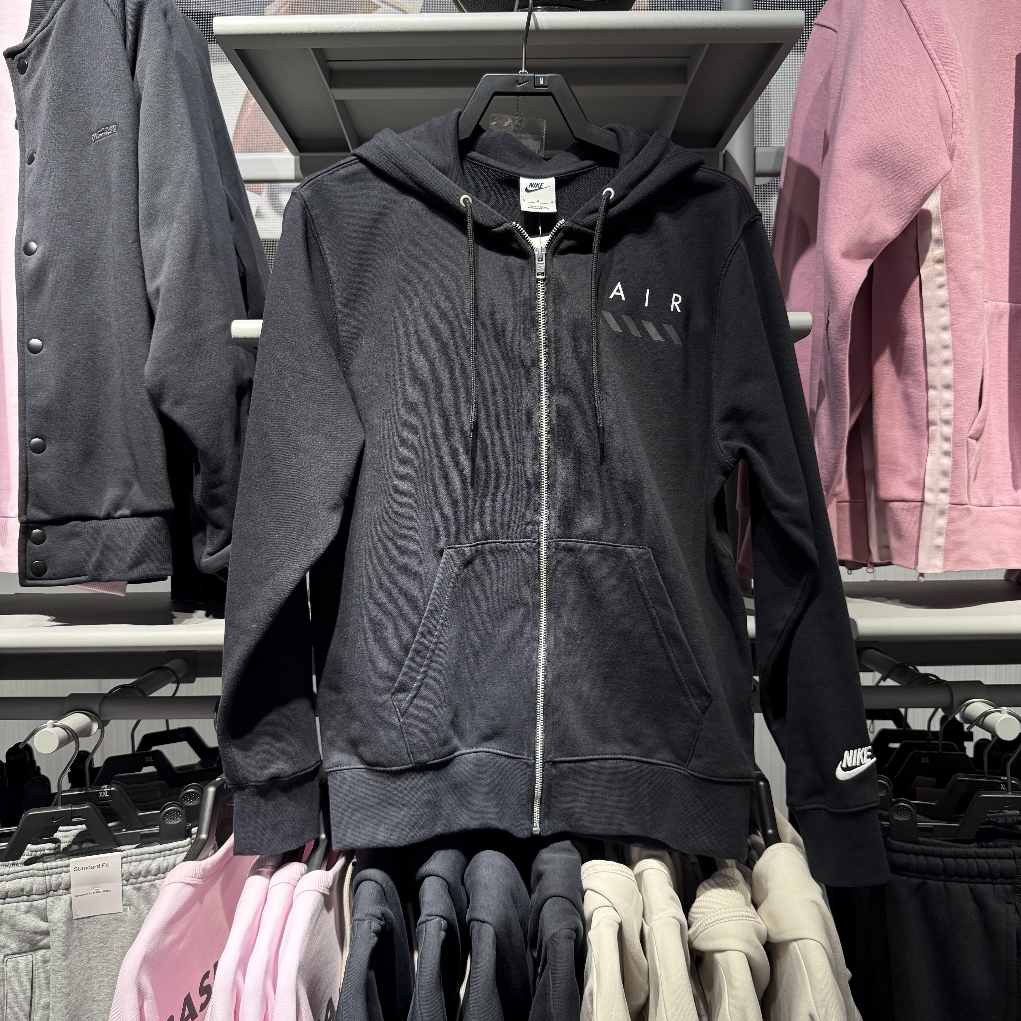 NIKE耐克男子春秋新款针织毛圈宽松运动休闲连帽夹克外套IB5469