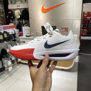 CUT 3灰红黑 男子低帮实战篮球鞋 103 Nike耐克Air DV2918 Zoom