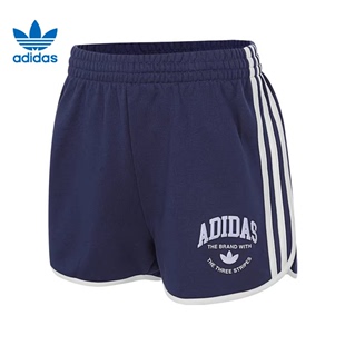 简约运动休闲短裤 正品 Adidas 阿迪达斯三叶草女子夏新款 JH1224