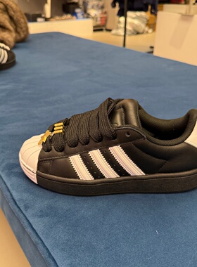 Adidas阿迪达斯三叶草Superstar2贝壳头二代黑白熊猫板鞋JR7444