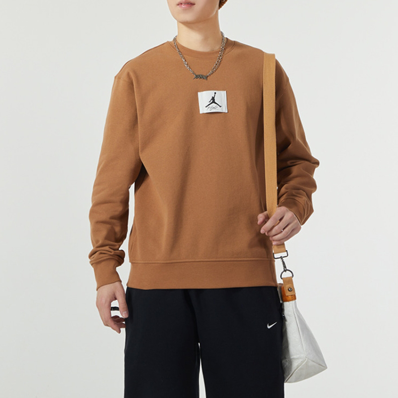 正品Nike/耐克男子新款百搭运动训练休闲圆领套头卫衣FB6935-231