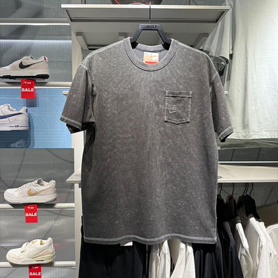 NIKE耐克男25夏新款短袖扎染做旧运动休闲宽松半袖T恤HJ0777-060