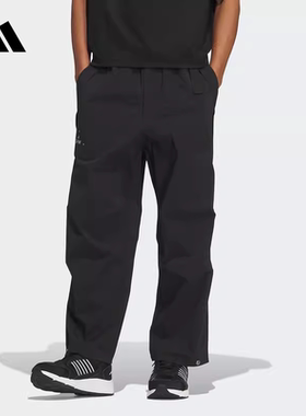 正品Adidas/阿迪达斯男子秋季新款梭织直筒运动休闲长裤 JN9458