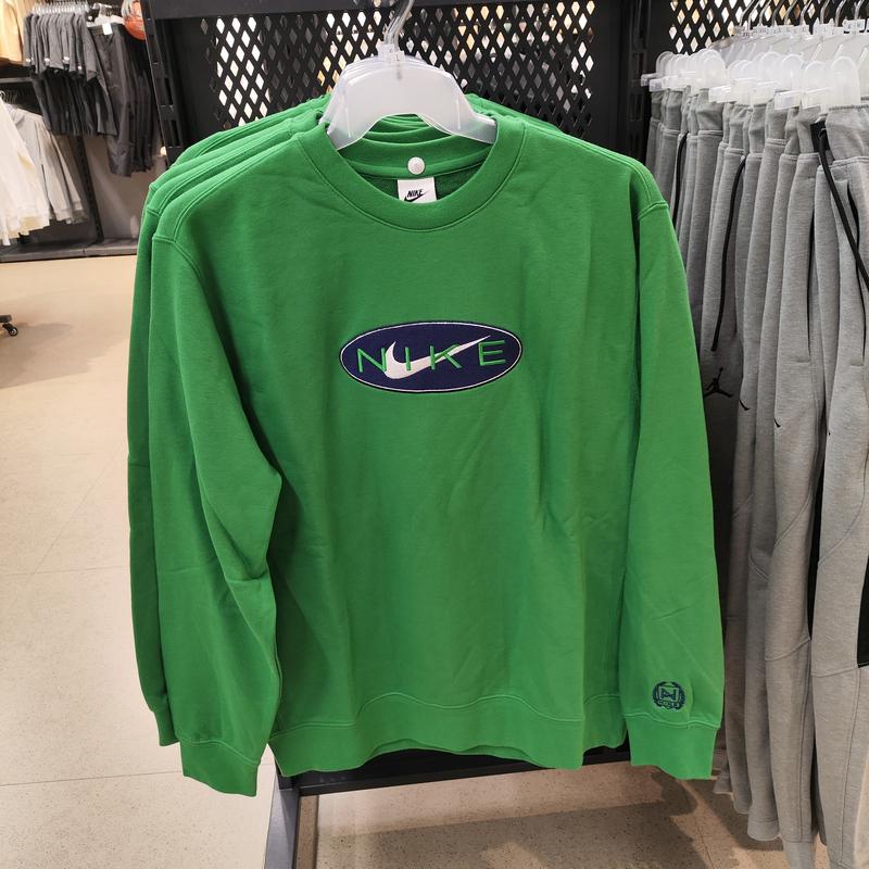 Nike耐克男子卫衣春季运动训练休闲透气圆领长袖针织套头衫FZ4729