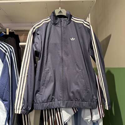 Adidas阿迪达斯三叶草26春季新款男女梭织运动经典夹克外套KS8221