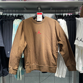加绒圆领地球套头衫 JORDAN耐克男24秋新款 卫衣HV1750 Nike 正品
