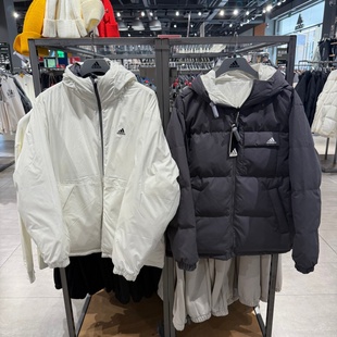 Adidas阿迪达斯男冬季 KQ5543 双面穿保暖羽绒服防风连帽夹克外套