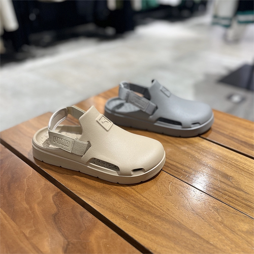 正品PUMA/彪马Shibui Mule男女休闲运动魔术贴沙滩凉鞋拖鞋394883